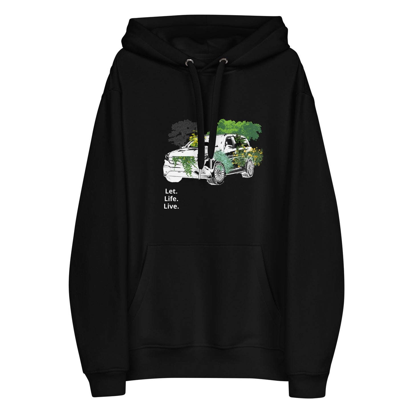 Greener Threads - Premium eco hoodie with custom design