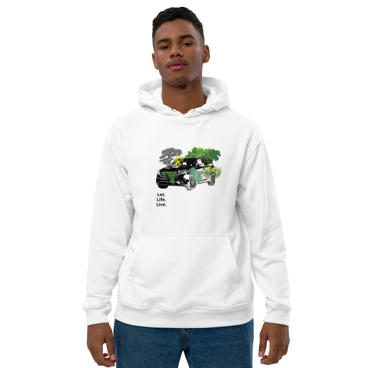 Greener Threads - Premium eco hoodie with custom design